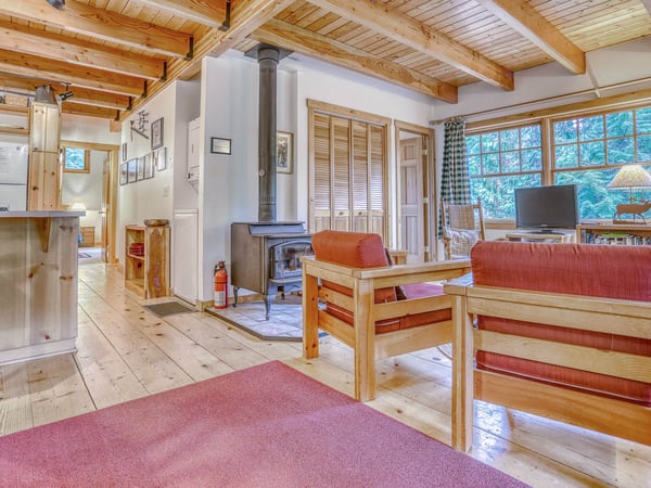 Cozy Living Room with Fireplace