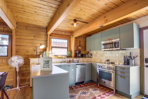 The Bow Roof Cabin Kitchen