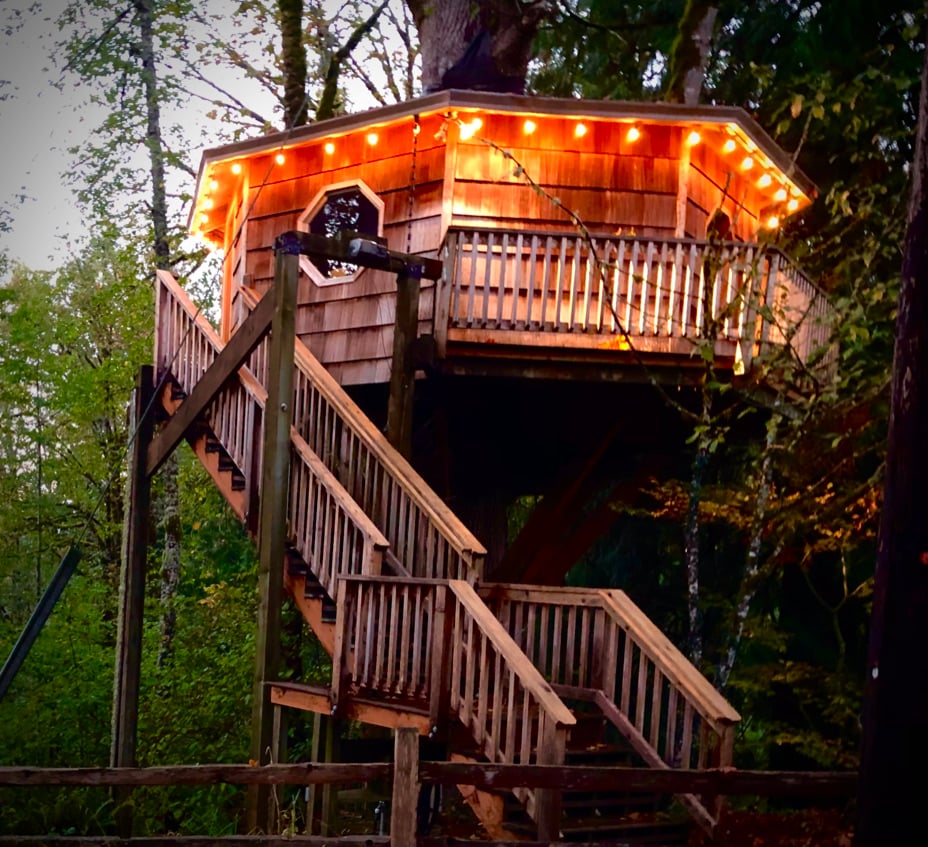 Treehouse at Night 