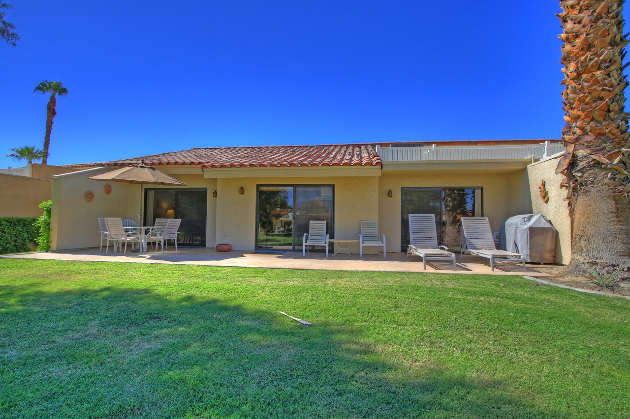 Backyard Seating with chairs