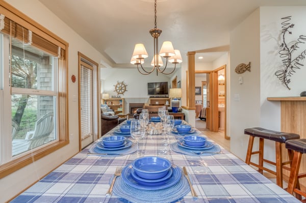 Dining table with cutlery