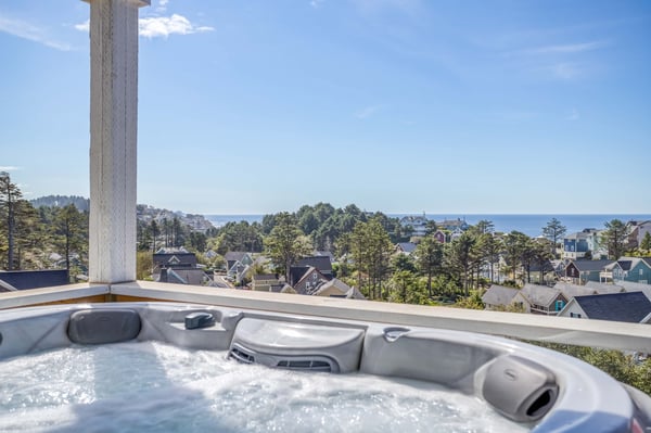 Hot Tub with ocean view