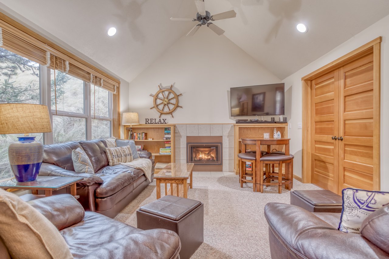Living room with elegant seating