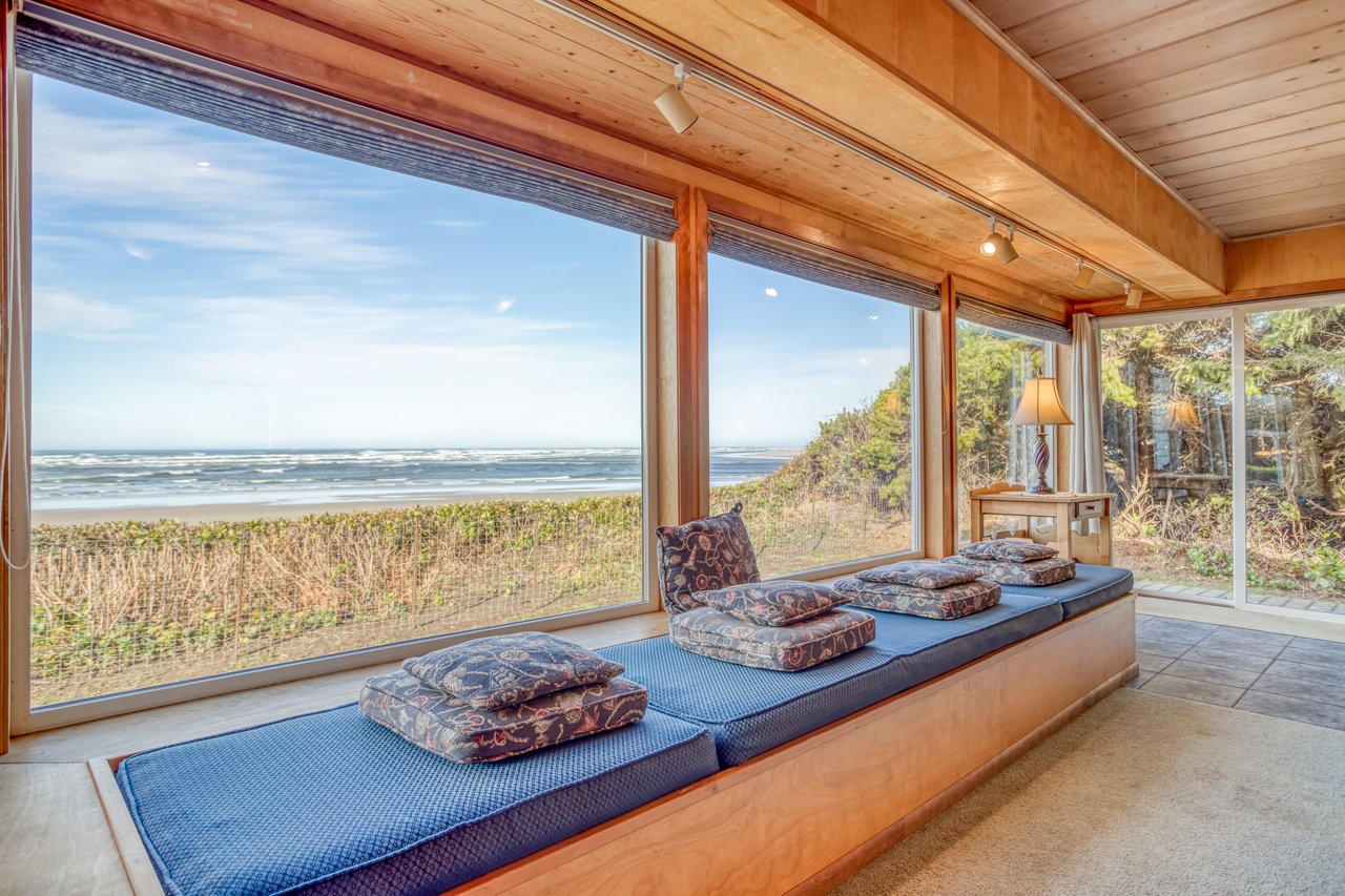 Ocean View with seating area